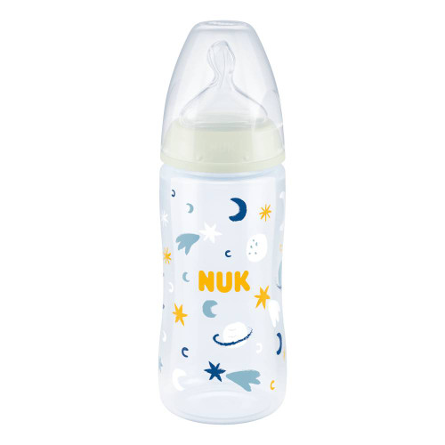 NUK First Choice Plus Night Baby Bottle with Temperature Control