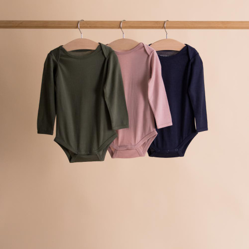 The Sleep Store All Seasons Merino/Tencel Long Sleeve Bodysuit - Premature Size
