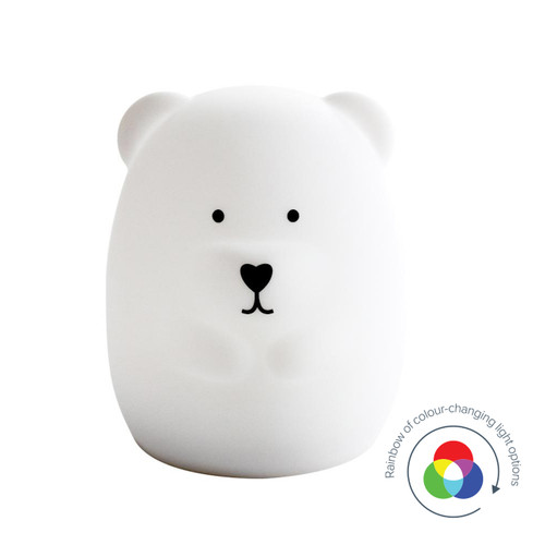 The Sleep Store Rainbow Colour Changing Night Light - Brave Bear