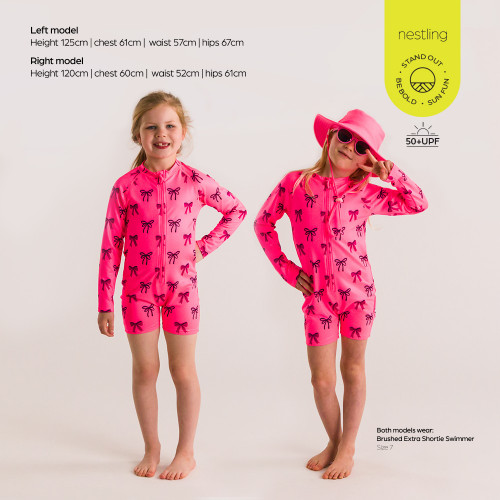 Neon by Nestling Brushed Extra Shortie Swimmer - Big Kids