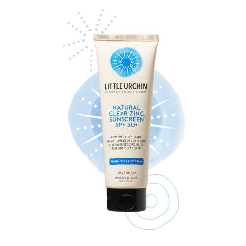 Little Urchin Natural Clear Zinc Sunscreen SPF 50+