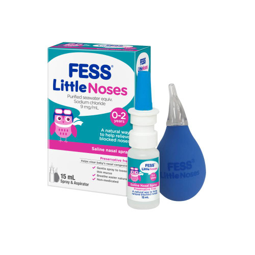 FESS Little Noses Saline Spray & Aspirator