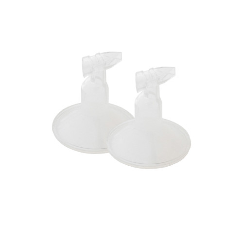 A clearcut image of 2 The Sleep Store Silicone Cushions.