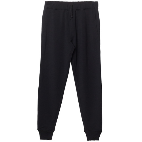 A clearcut image of The Sleep Store Merino Tencel Fleece Adult Joggers in Black.