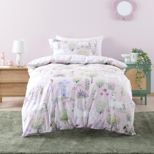Squiggles Cotton Duvet Cover Set - Stardust Garden