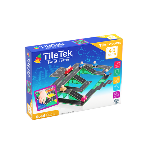 TileTek Tile Toppers Road Pack 40 piece