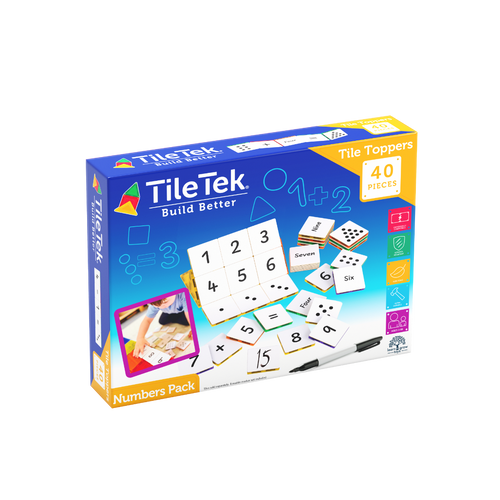 TileTek Tile Toppers Numbers Pack 40 piece