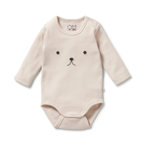Wilson & Frenchy Organic Rib Long Sleeved Bodysuit
