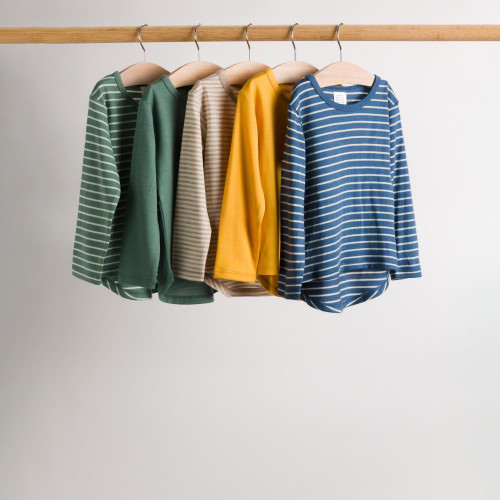 The Sleep Store Jersey New Zealand Merino Wool Long Sleeve Top - 2-4 years
