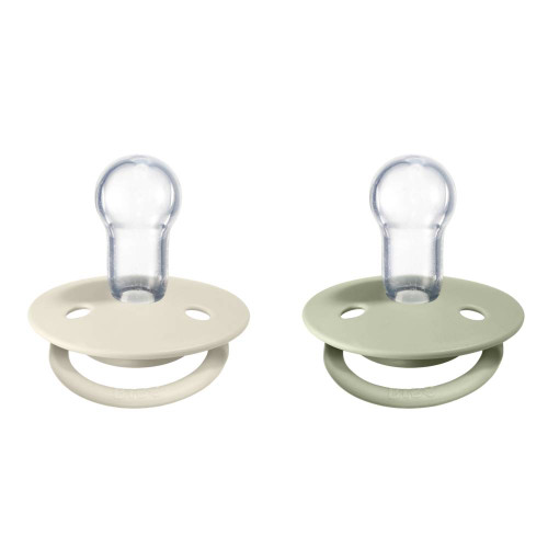 BIBS De Lux Silicone Colour Mix 2pk - One Size