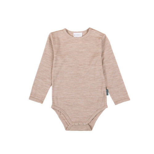 Jersey Merino - Long Sleeve Bodysuit - Clearance Colours