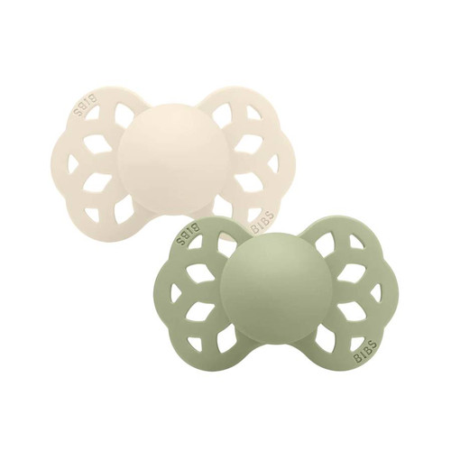 BIBS Infinity Anatomical Silicone Pacifier 2pk Dummies & Accessories