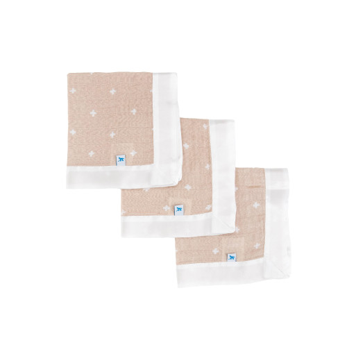 Little Unicorn Cotton Muslin Security Blanket 3pk