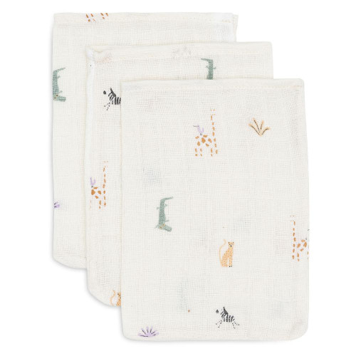 Jollein Muslin Washcloth 3 Pack