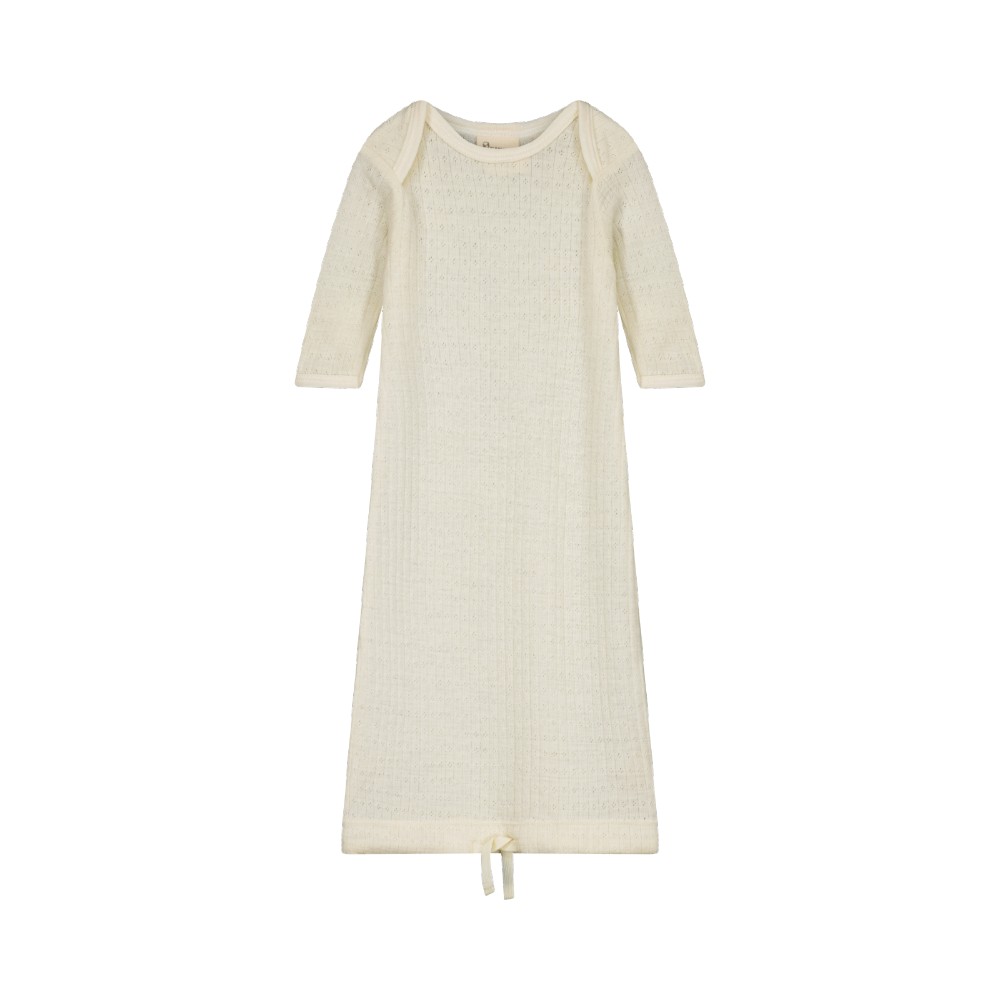 Nature Baby Pointelle Merino Essentials Gown