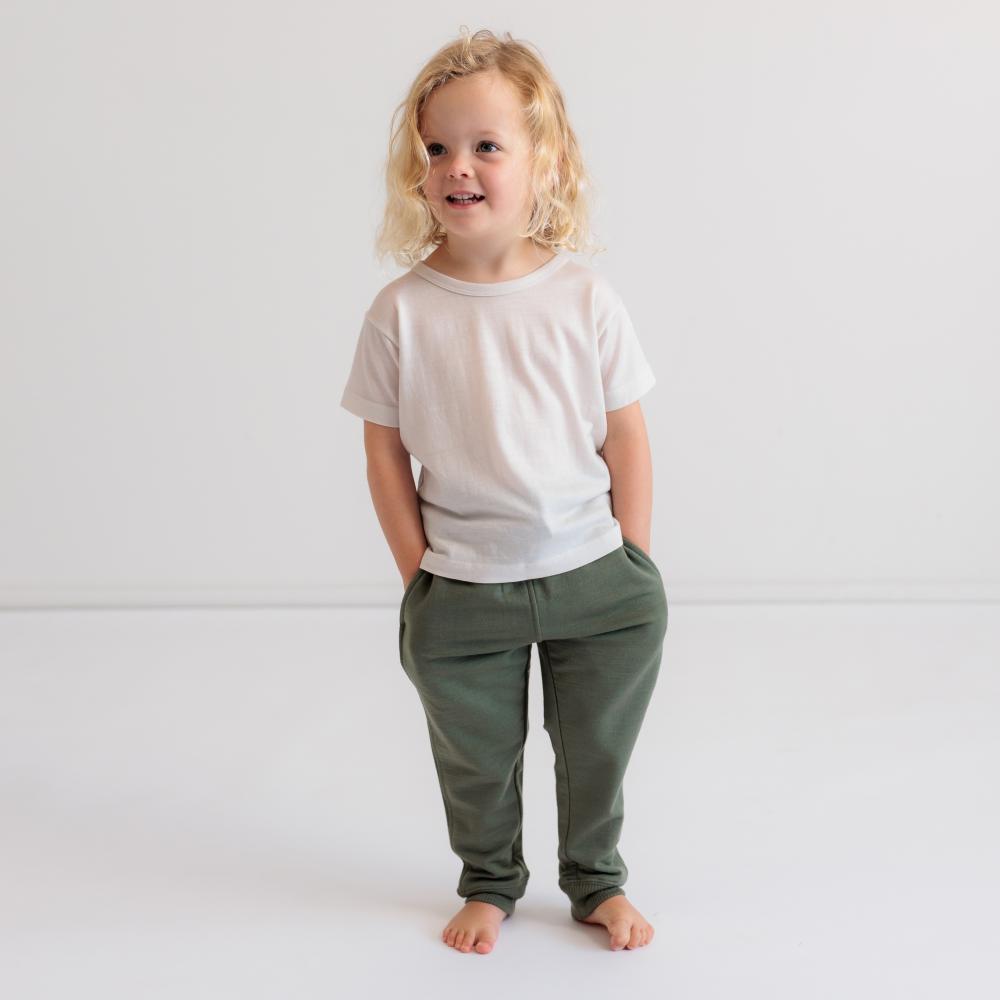 The Sleep Store All Seasons Merino/Tencel Kids Short Sleeve Top - 1-12 years