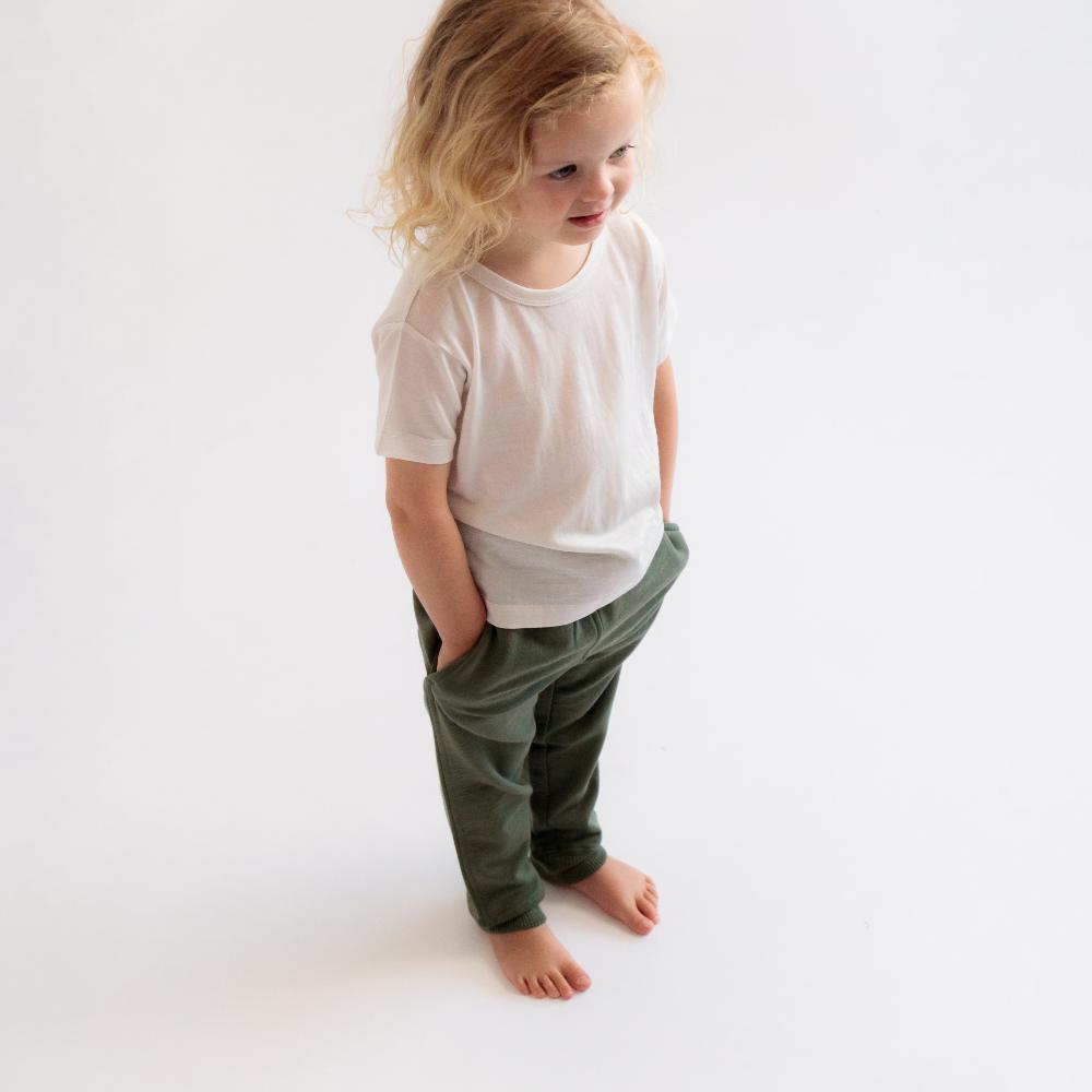 The Sleep Store All Seasons Merino/Tencel Kids Short Sleeve Top - 1-12 years