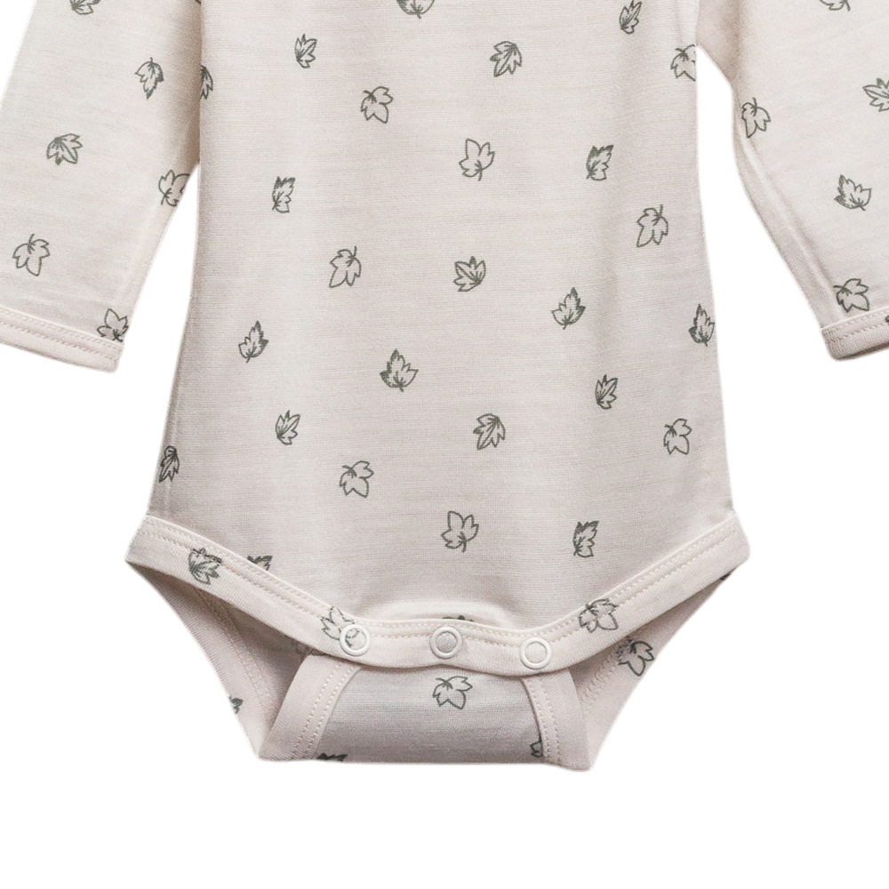 The Sleep Store All Seasons Merino/Tencel Long Sleeve Bodysuit - Newborn - 4 years