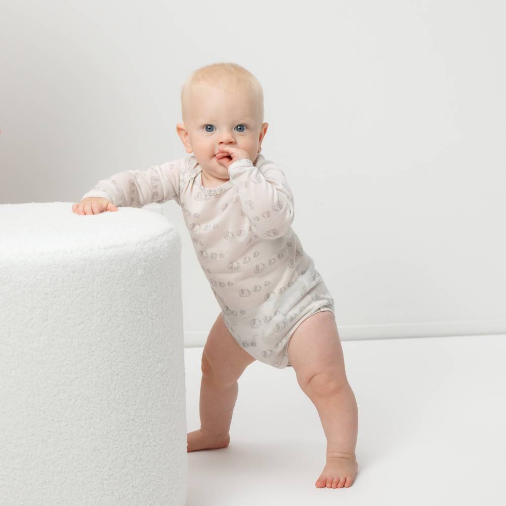 The Sleep Store All Seasons Merino/Tencel Long Sleeve Bodysuit - Newborn - 4 years