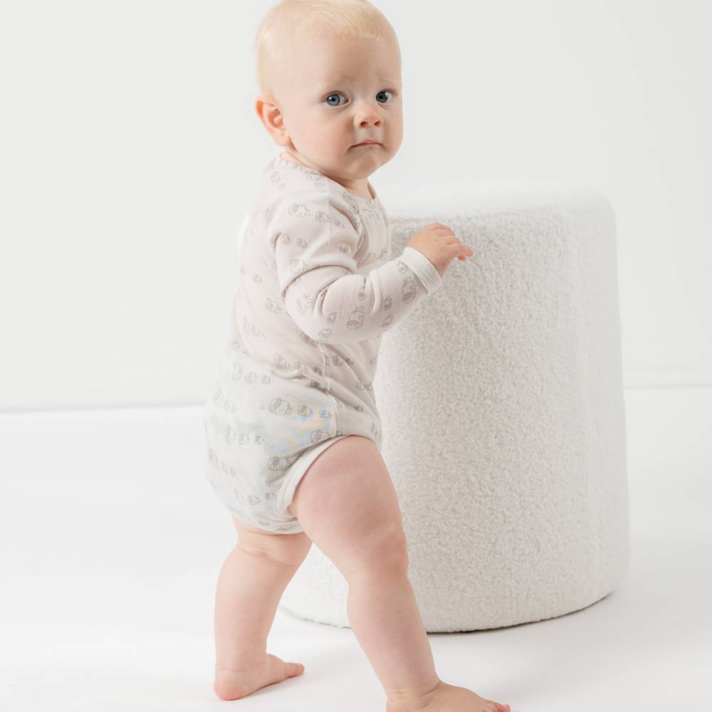 The Sleep Store All Seasons Merino/Tencel Long Sleeve Bodysuit - Newborn - 4 years