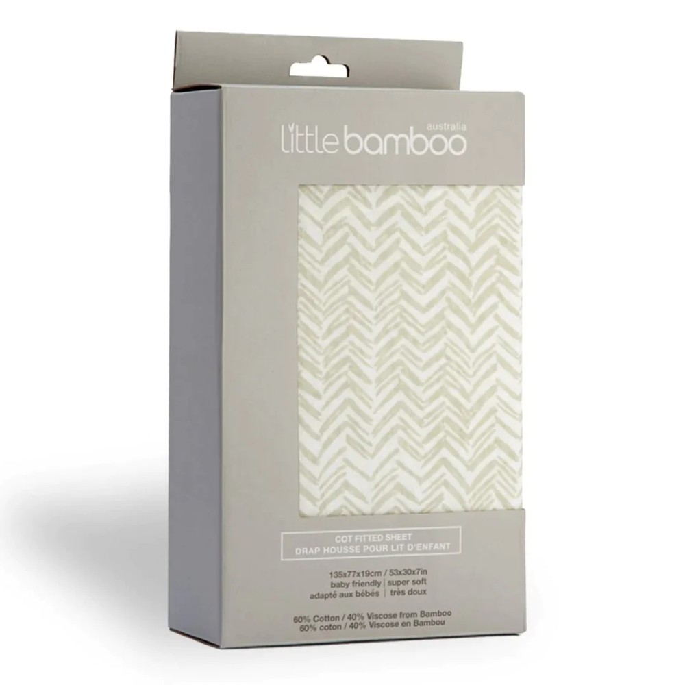 Little Bamboo Jersey Fitted Cot Sheet