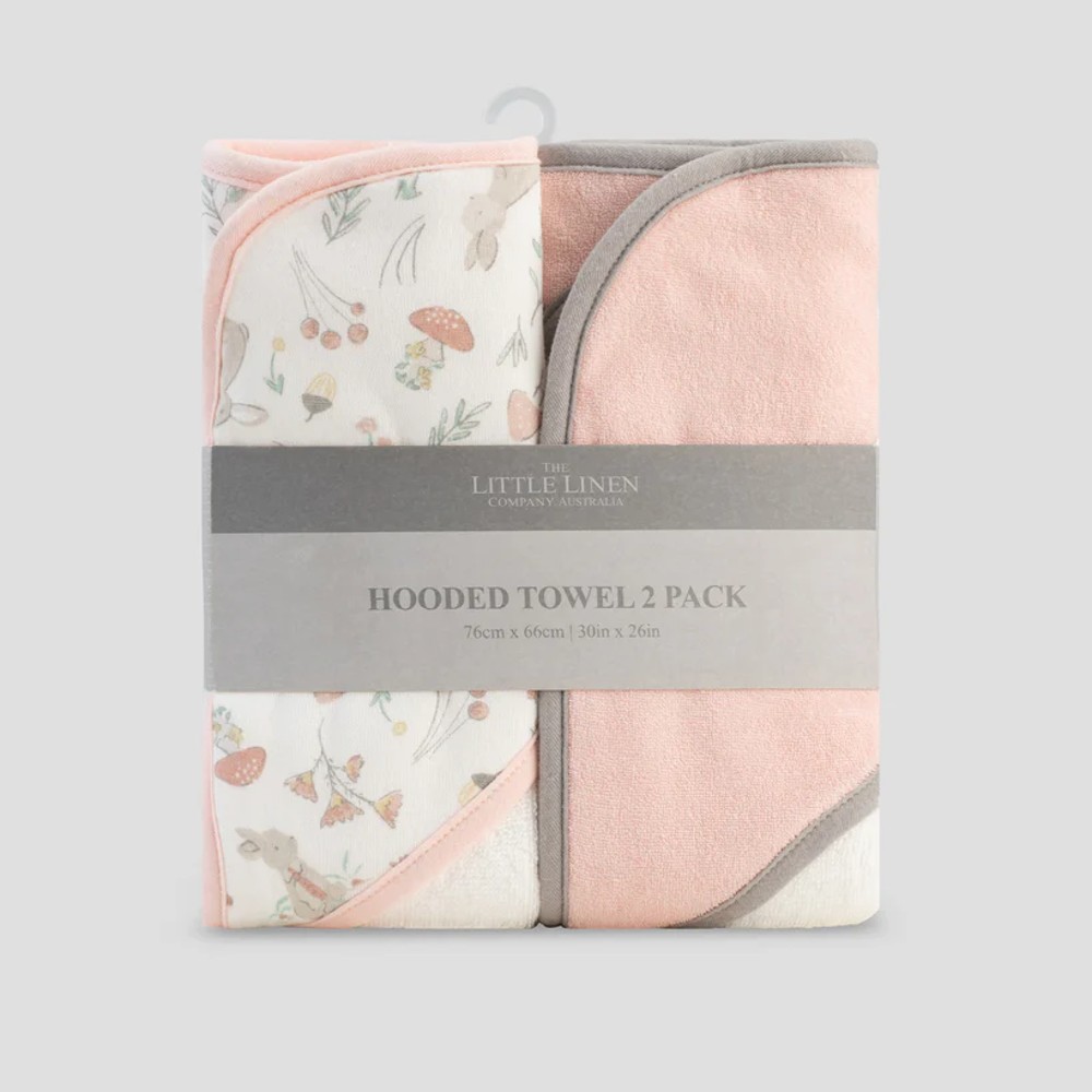 The Little Linen Company Hooded Towel 2 Pack
