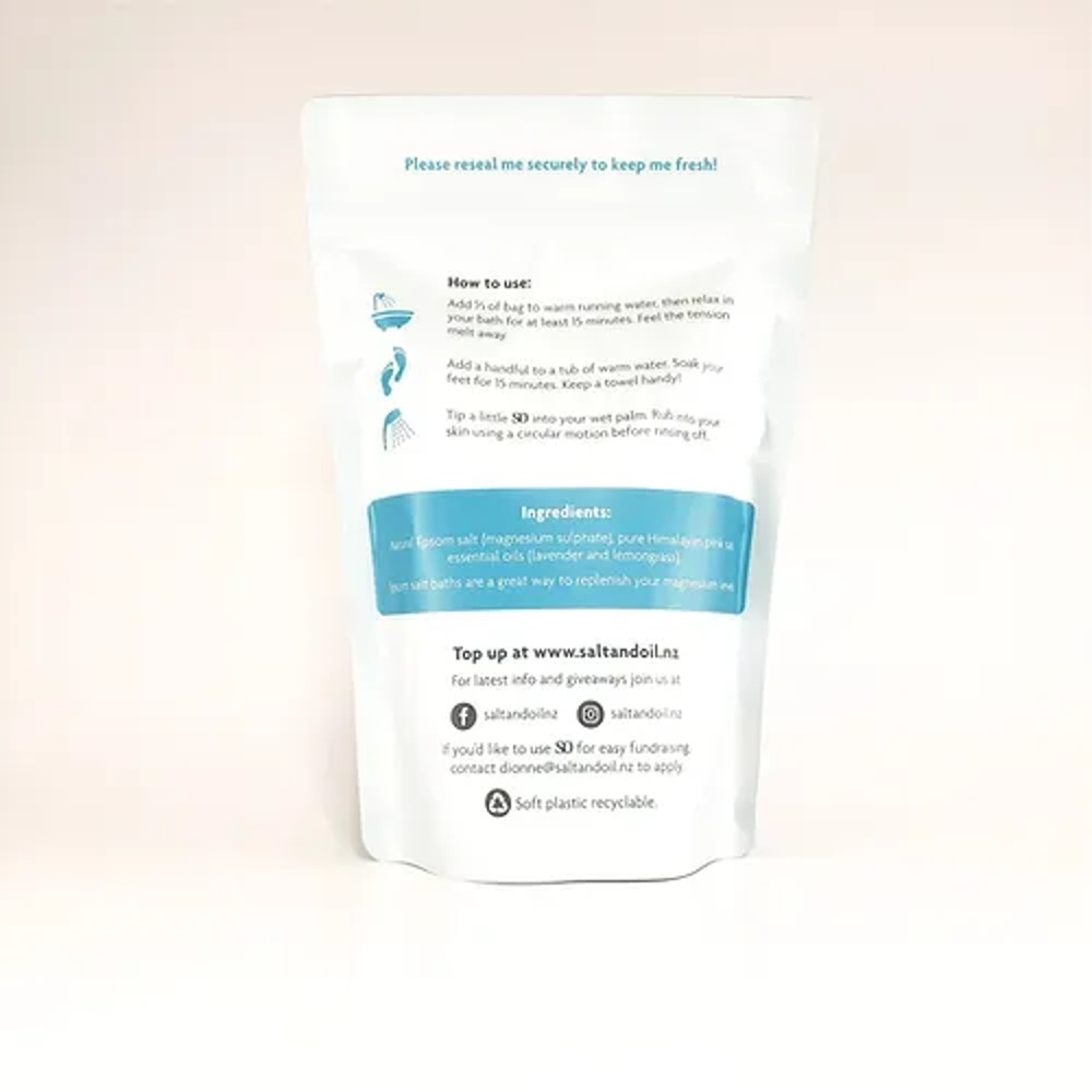 Salt & Oil - Soothing Bath Soak Pouch 450g