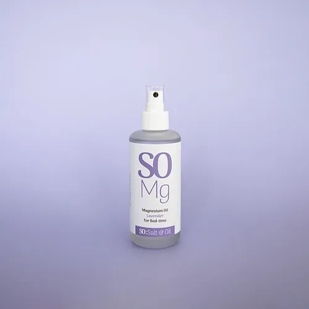 Salt & Oil - Lavender &  Magnesium Oil Spray Glass bottle