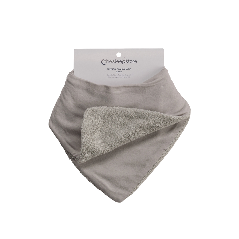 The Sleep Store Reversible Bandana Bib 2 Pack
