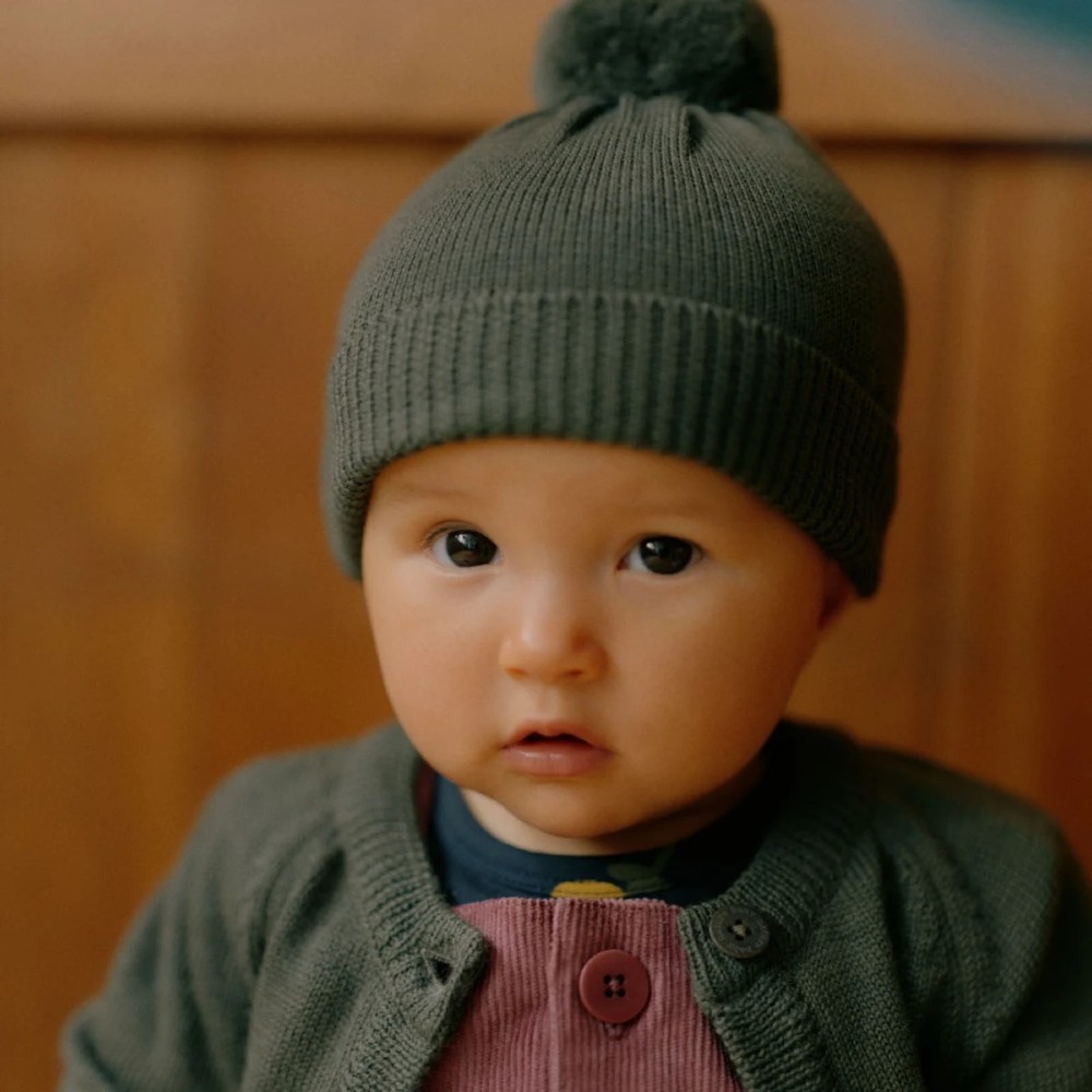 Nature Baby Alpine Pom Pom Beanie