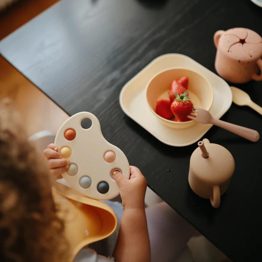 Mushie Dinnerware Round Bowl 2pc