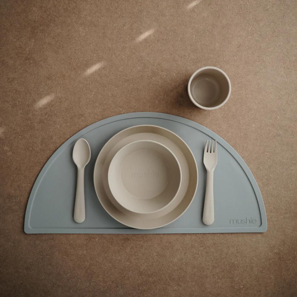 Mushie Dinnerware Round Plate 2pc