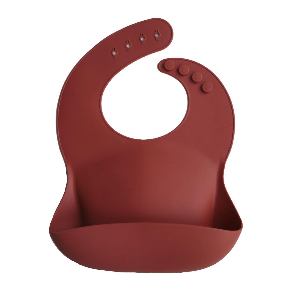 Mushie Silicone Baby Bib