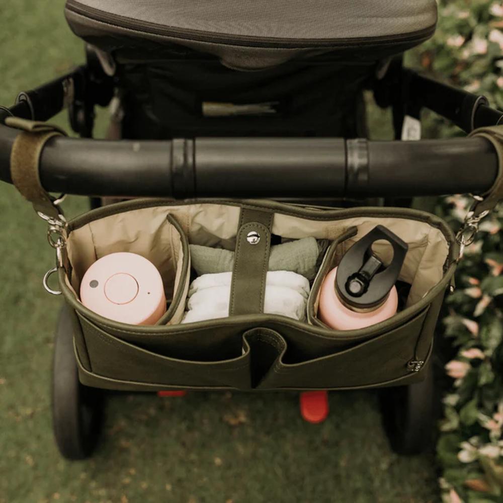 Oi Oi Vegan Leather Signature Pram Caddy