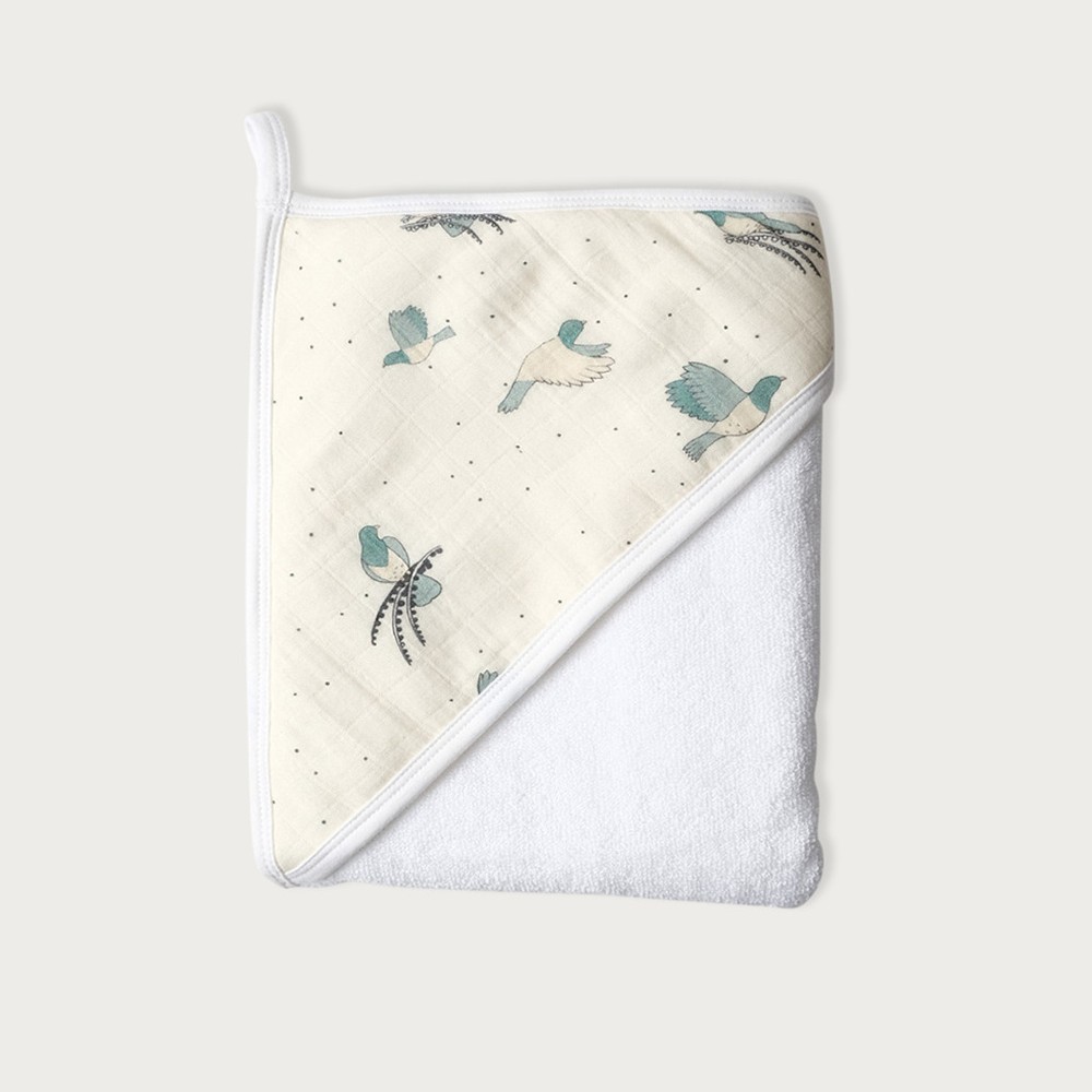 Babu Organic Terry Hooded Baby Towel