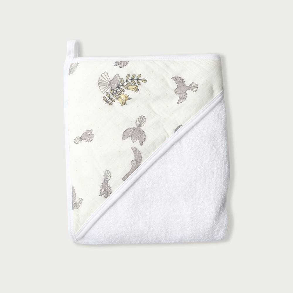 Babu Organic Terry Hooded Baby Towel