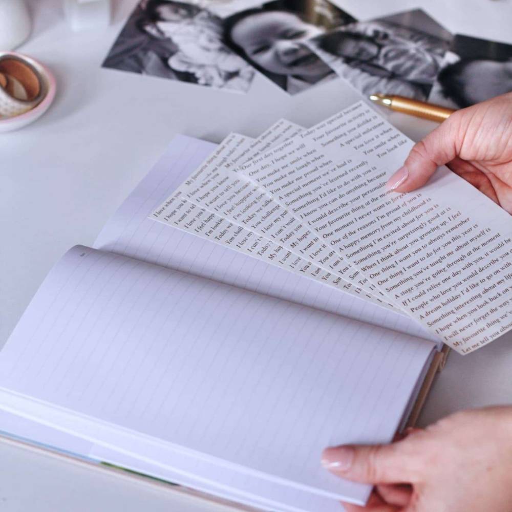 Forget Me Not Baby Journal - to my Son