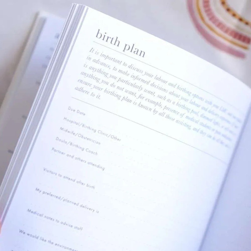 Forget Me Not Pregnancy Journal - Made with Love