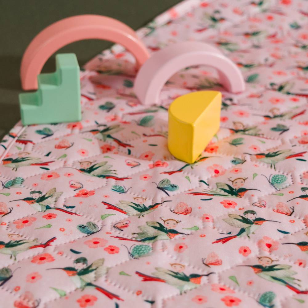 Nestling Large Waterproof Quilted Play Mat