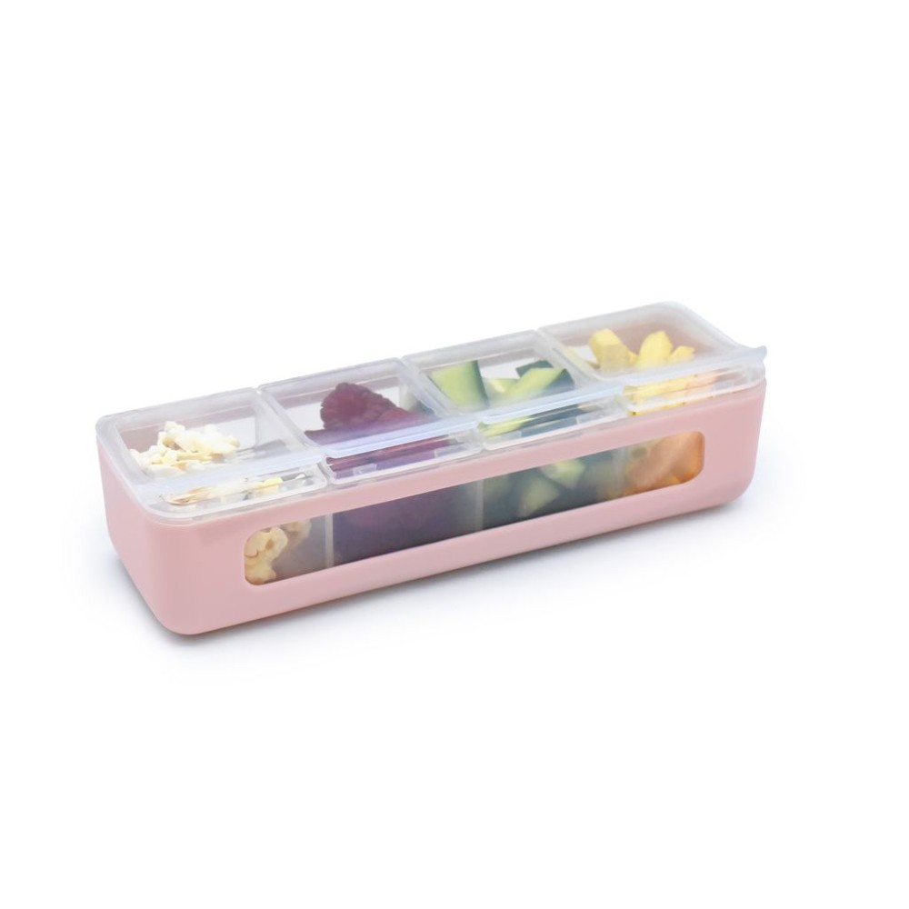 Melii 4 Compartment Snackle Box