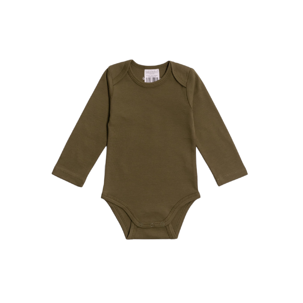 Baby Basics Organic Cotton Long-Sleeve Bodysuit