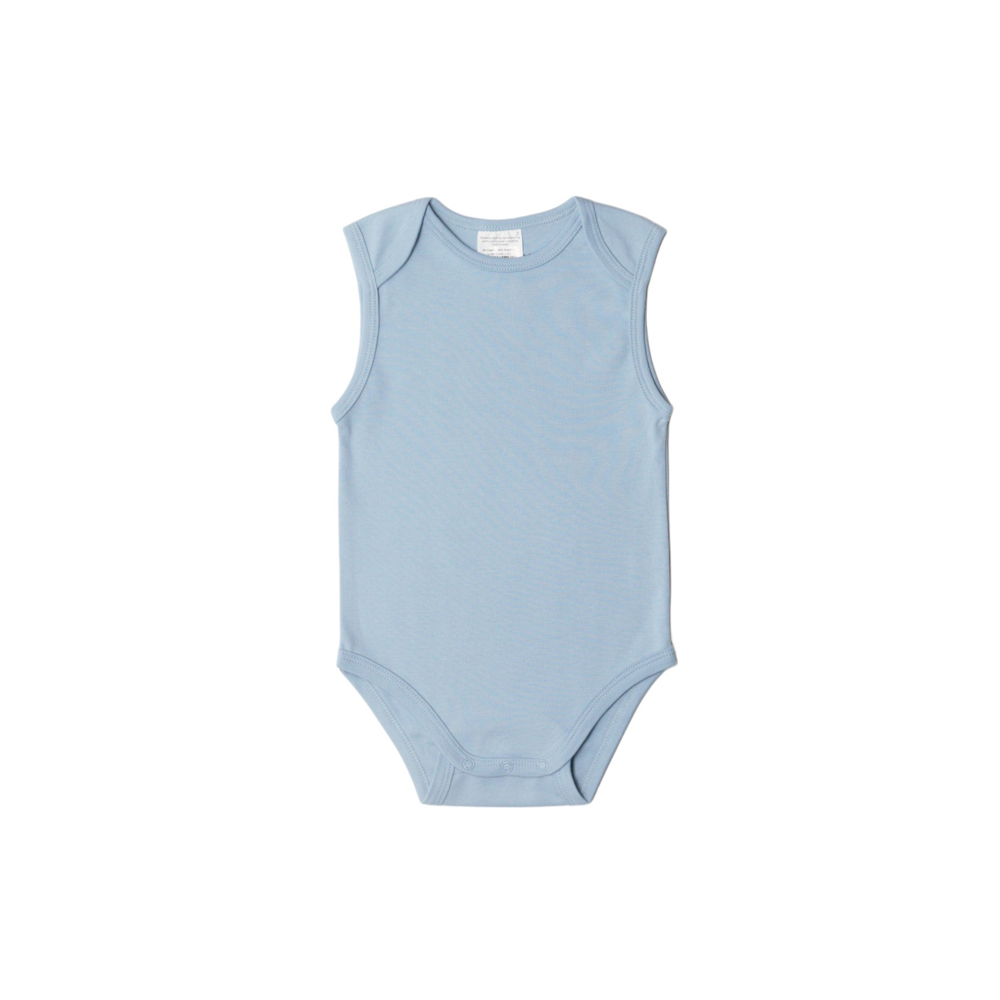 Baby Basics 100% Organic Cotton Singletsuit - Blue