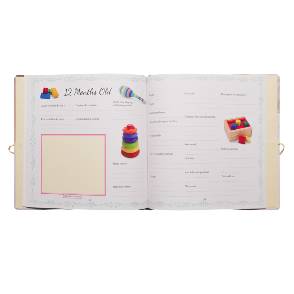 My Baby Record Book YELLOW with Nursery Rhymes