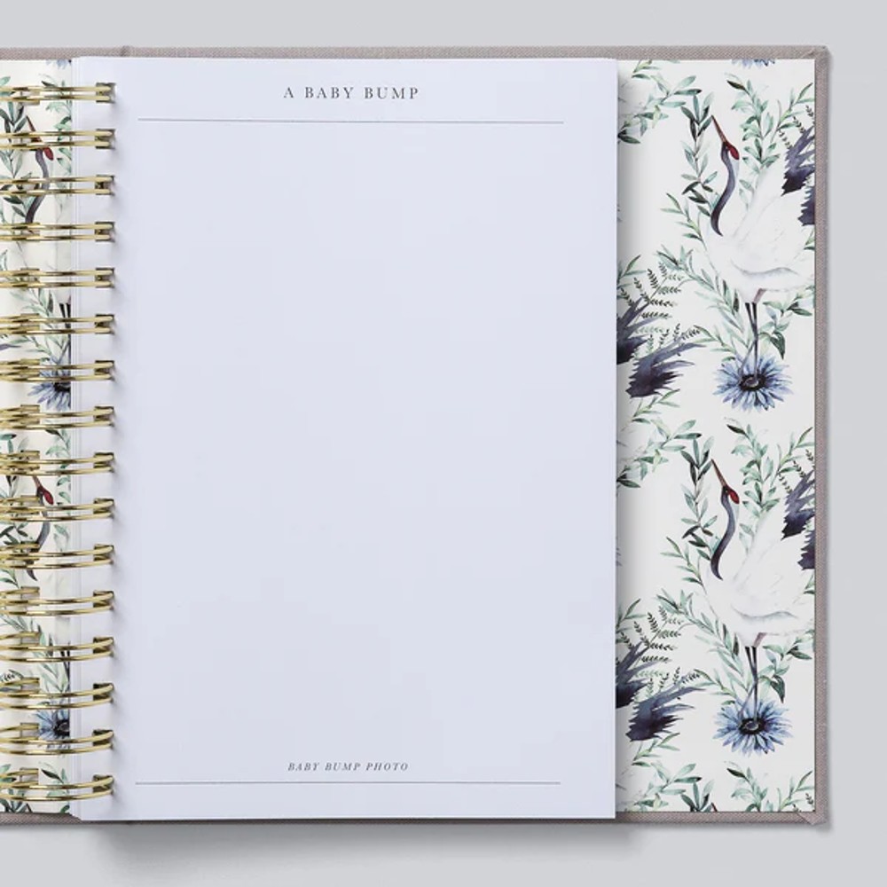 Write To Me - Bump - My Pregnancy Journal - Light Grey