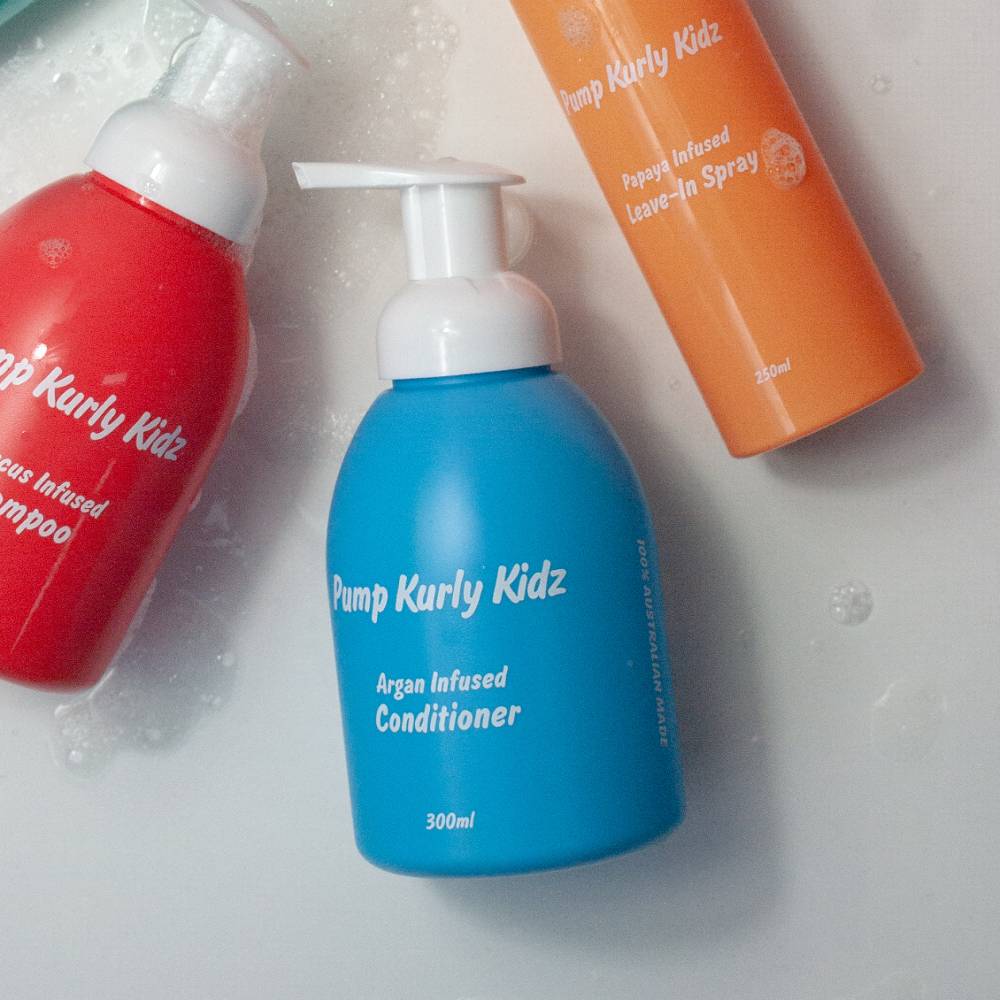 Pump Kurly Kidz Argan Infused Conditioner