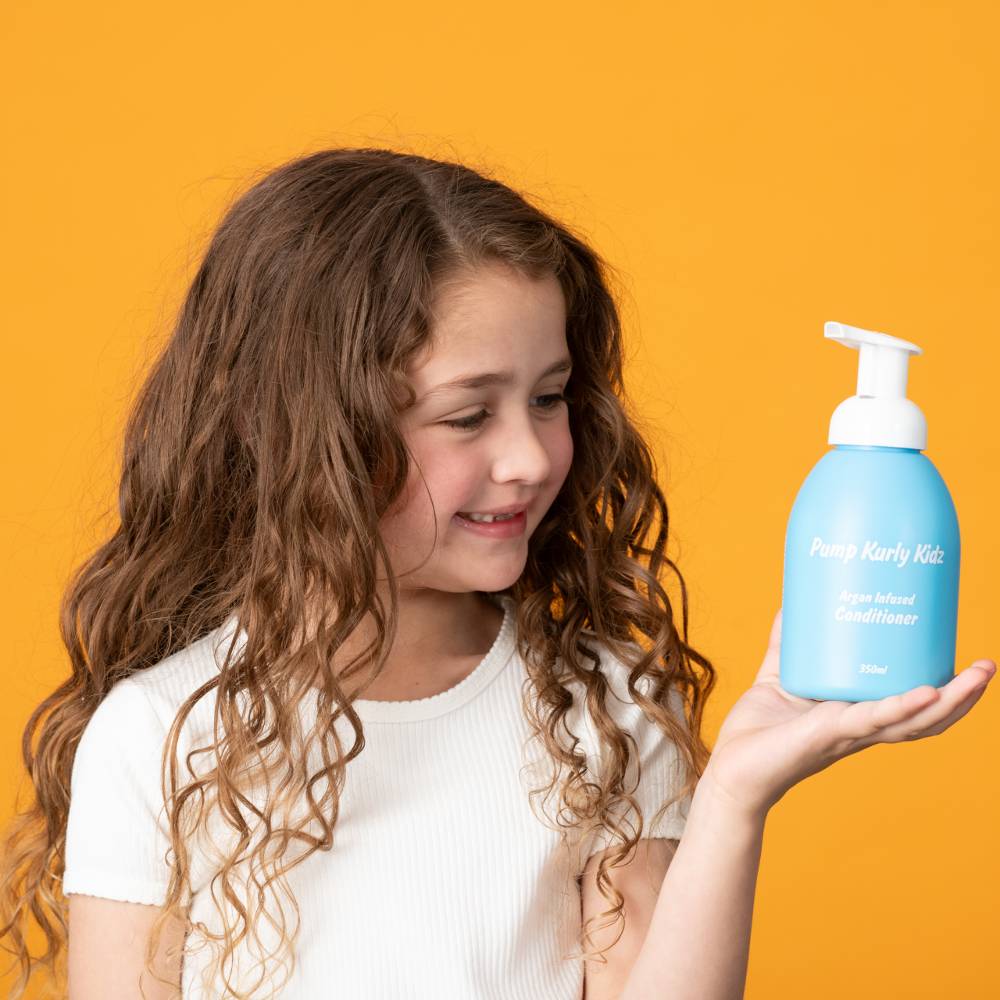 Pump Kurly Kidz Argan Infused Conditioner