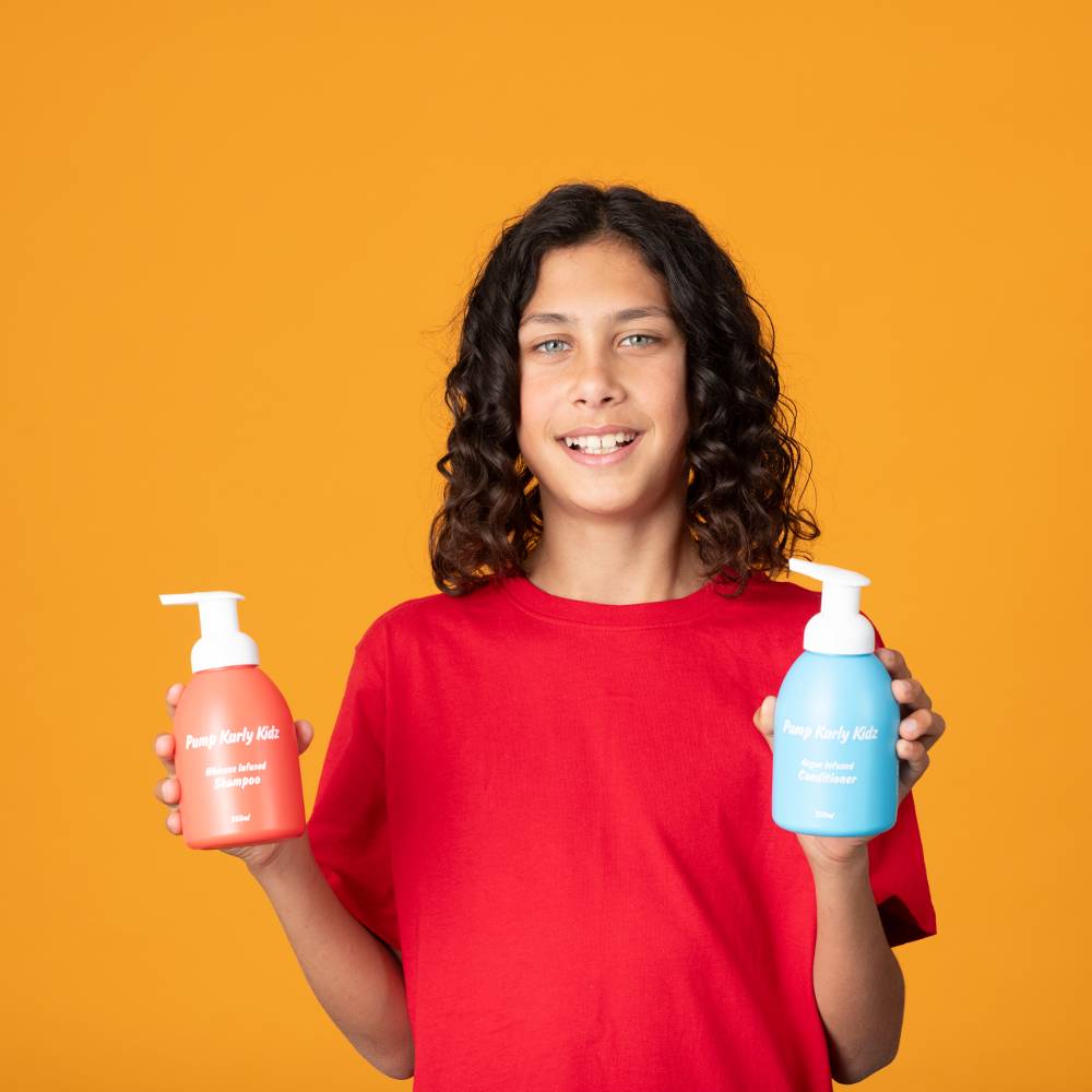 Pump Kurly Kidz Argan Infused Conditioner