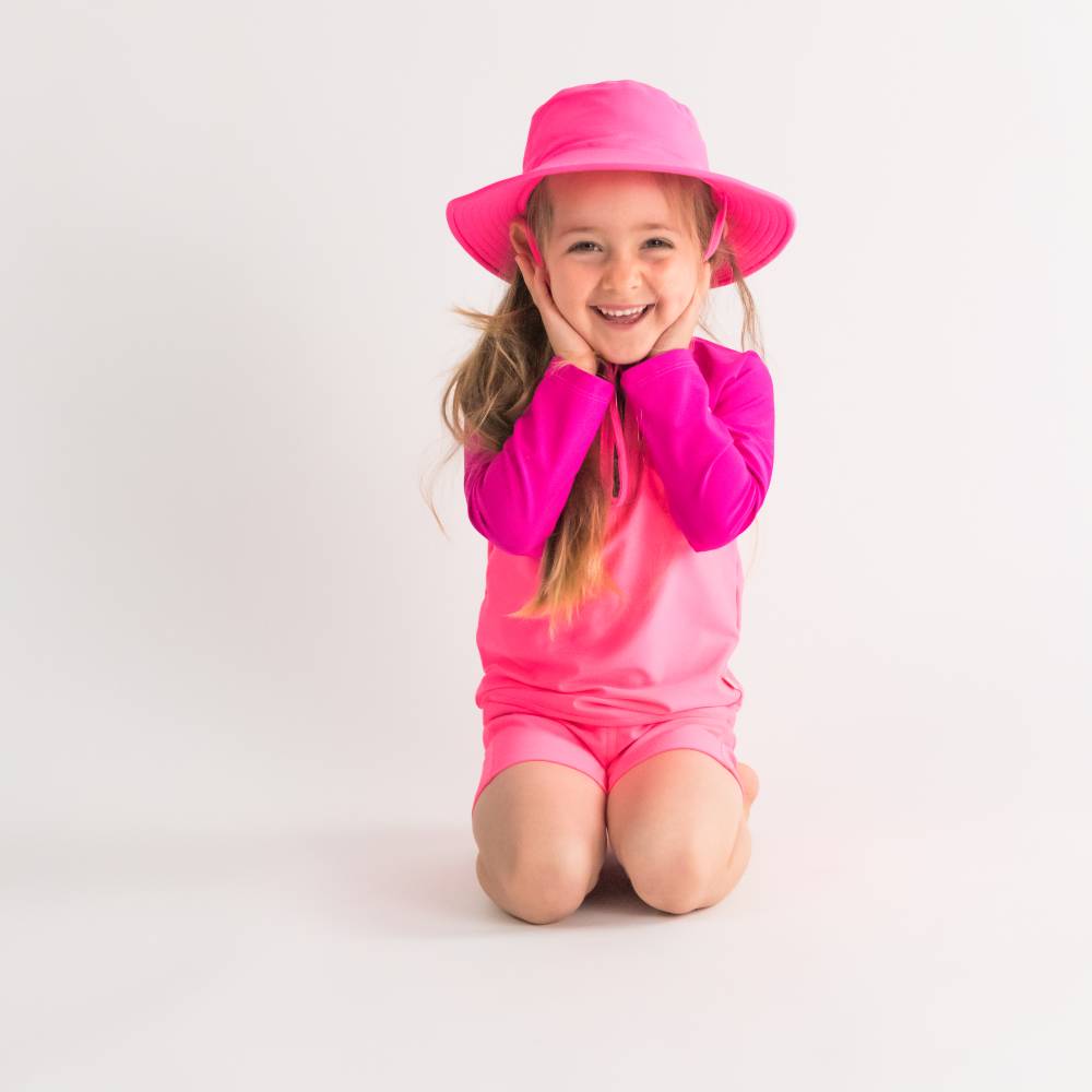 Neon by Nestling UPF50+ Swim Zip Rash Vest