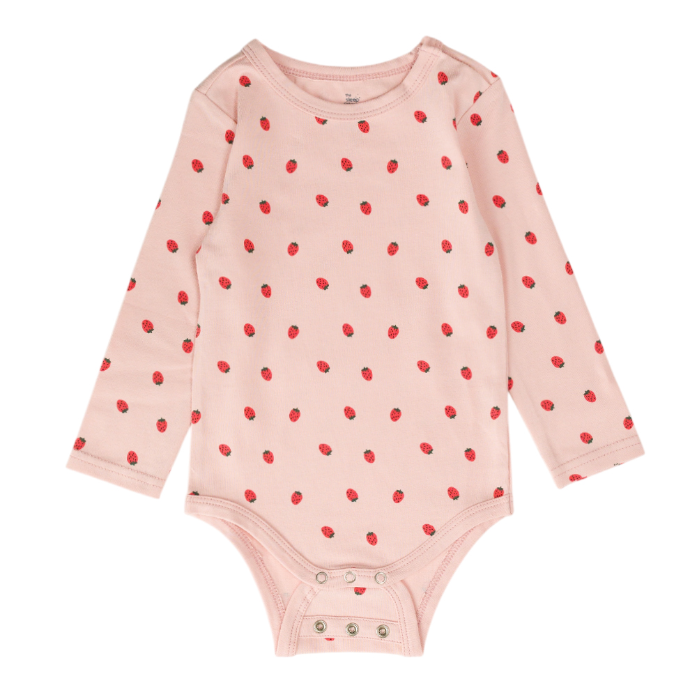 Extendable Organic Cotton Long Sleeve Bodysuit