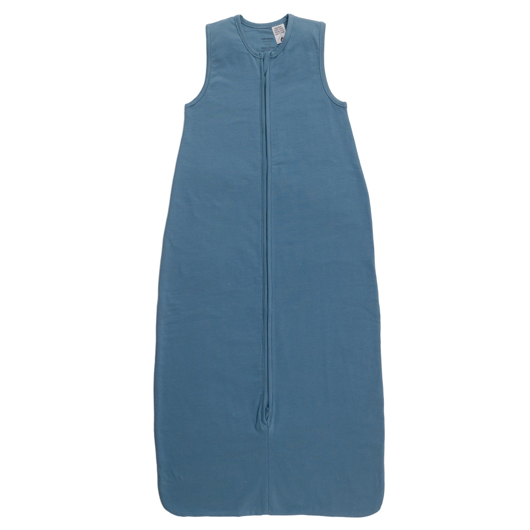 The Sleep Store GOTS certified Organic Cotton 1.0 tog Sleeping Bag in Slate